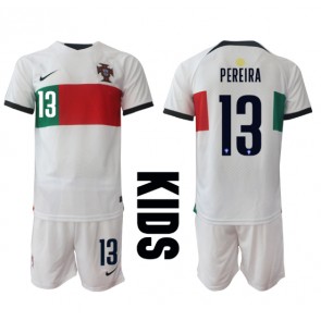 Portugal Danilo Pereira #13 kläder Barn VM 2022 Bortatröja Kortärmad (+ korta byxor)